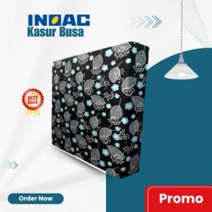 Kasur Busa INOAC Original Standar Black light flower
