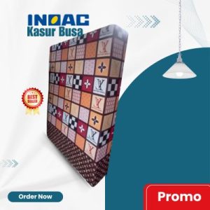 Kasur Busa INOAC Original Standar Red Motif