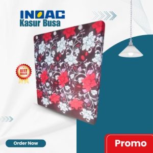 Kasur Busa INOAC Original Standar Red Flower